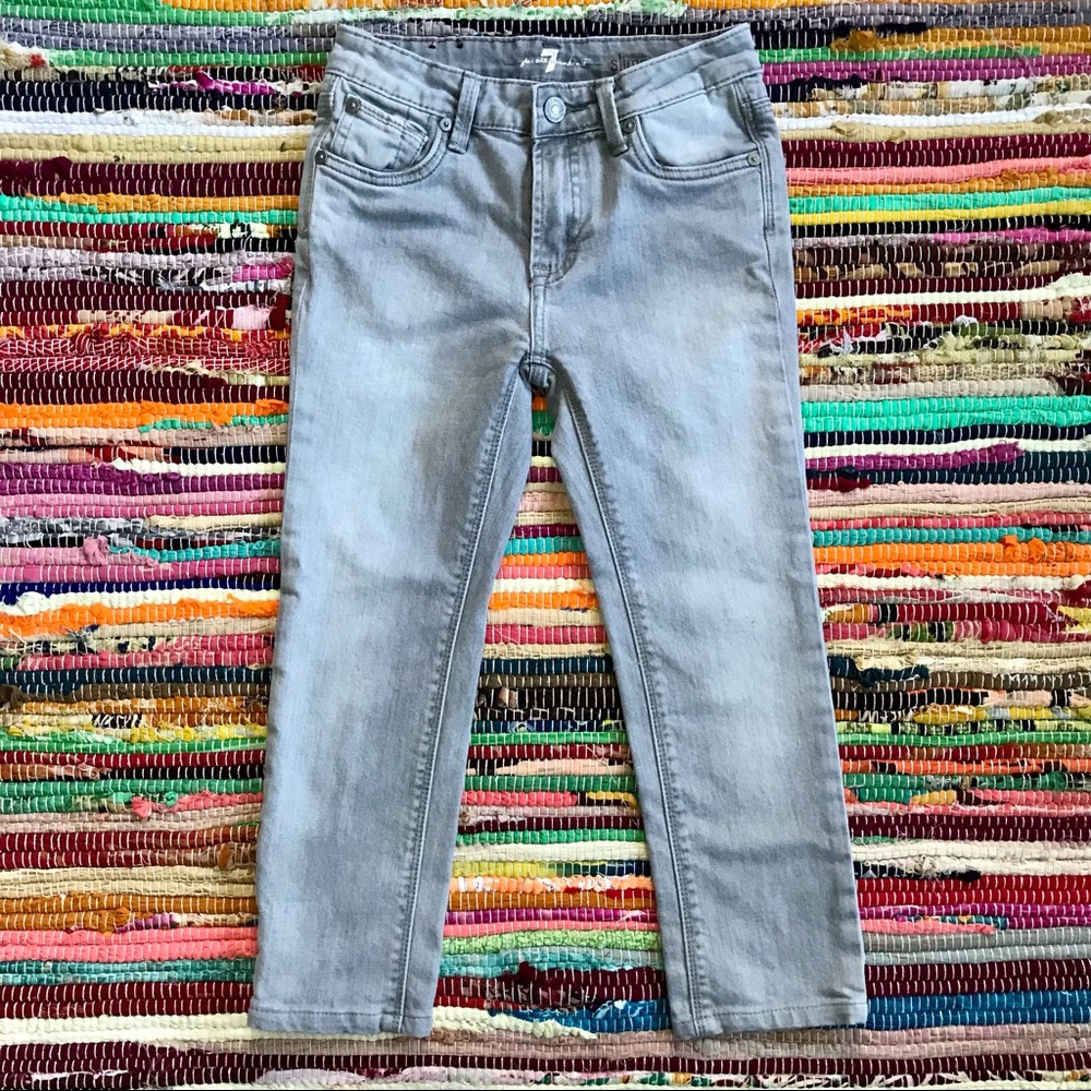 7FAM ~ Girls Slimmy grey jeans